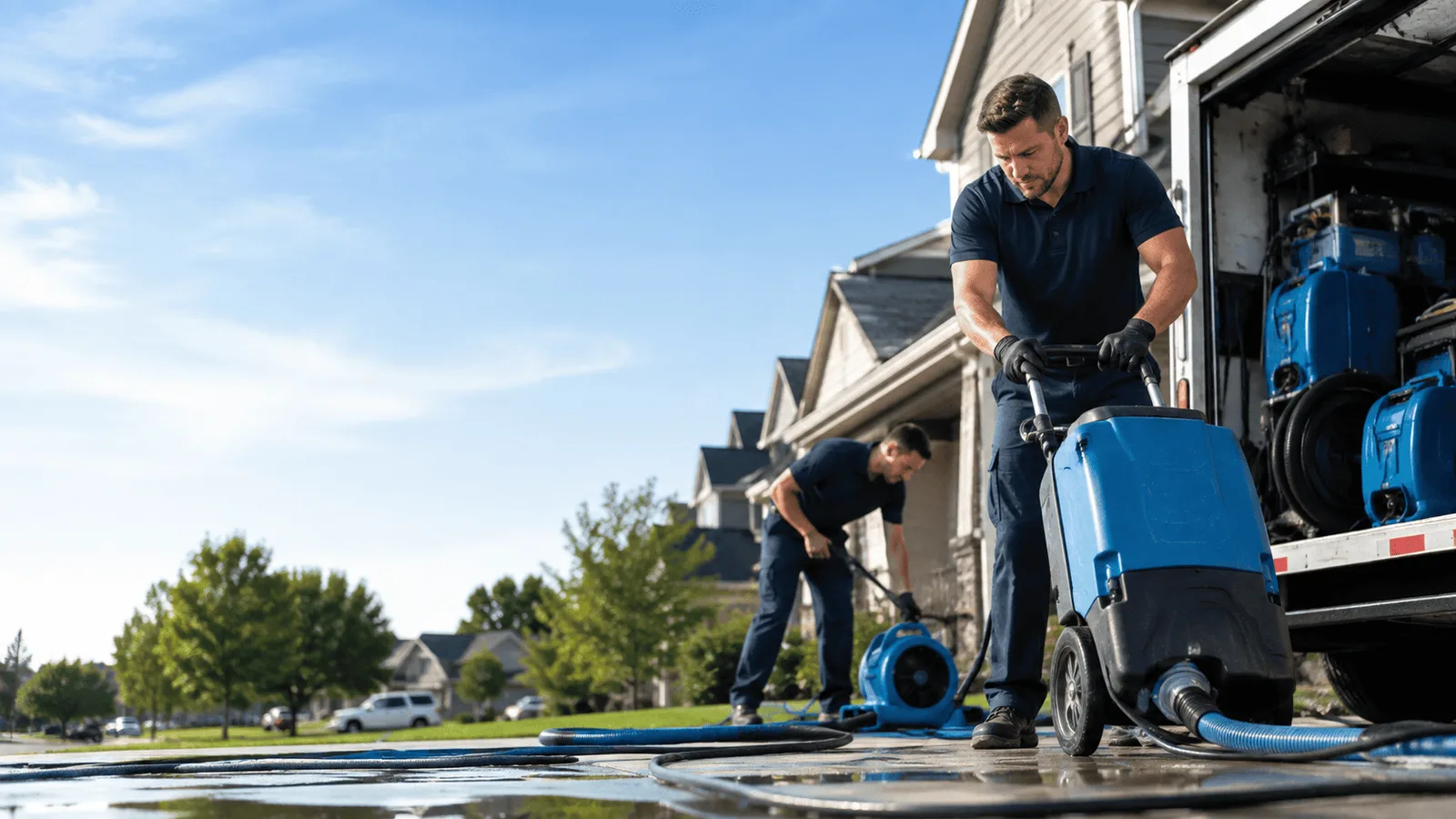 Dehumidification being performed in Titusville, NJ